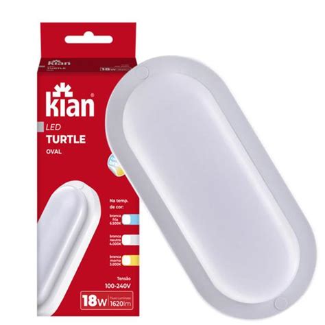 Arandela Tartaruga Led Branca Ip W Branco Neutro K Kian