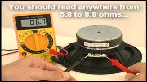 How To Check Speaker Ohms With Multimeter