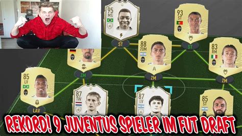 Neuer REKORD 8 Juventus Spieler 1 Juve ICON Im Fut Draft Fifa 20