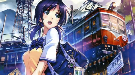 anime, Anime Girls, Train, Schoolgirls, Rail Wars Wallpapers HD ...