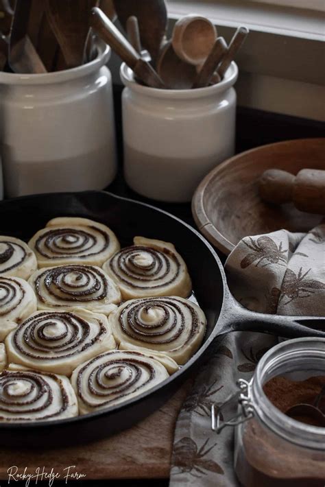 Overnight Sourdough Cinnamon Rolls Rocky Hedge Farm