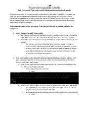 DAD 220 Module Four Major Activity Database Documentation Docx DAD