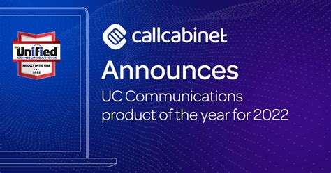 CallCabinet Receives 2022 Unified Communications Product Of The Year