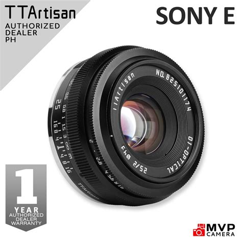 OFFICIAL PH TTARTISAN 25mm F2 APSC Sony E And Fujifilm Fuji X Compact