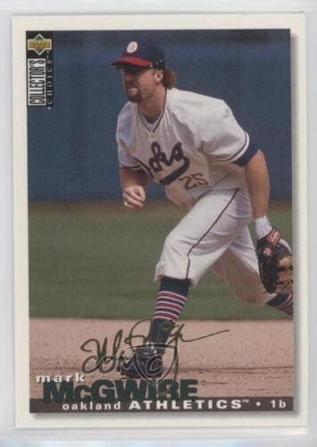 1995 Upper Deck Collector S Choice Gold Signature Mark McGwire 130 EBay