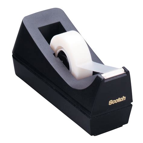 Scotch Desktop Tape Dispenser Black Mmmc38bk