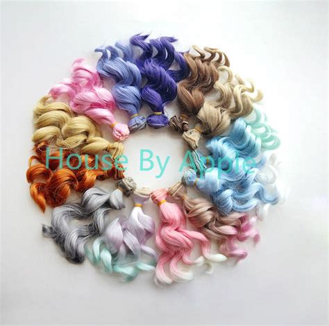 New Colourdoll Hair Waves Wefts For Bjd Sd Yosd Barbie Monster High