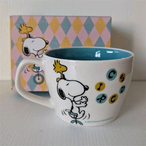 全新 Snoopy 史努比 Peanuts 馬戲團系列 馬克杯 蝦皮購物