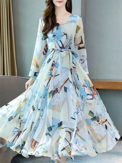 The Most Stylish And Elegant Chiffon Maxi Frock Dress Ideas New Fashion