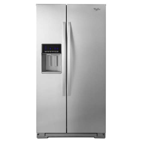 Refrigerador Whirlpool Side By Side Pies Acero Inoxidable