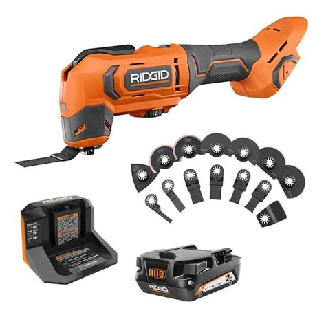 Ridgid V Cordless Oscillating Multi Tool W Ah Battery Charger