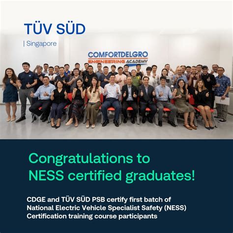 TÜv SÜd On Linkedin Comfortdelgro Engineering And TÜv SÜd Psb Certify