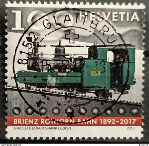 Gebraucht 2017 Brienz Rothorn Bahn Top Stempel