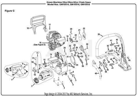 Parts Diagram For 4218c Homelite Chainsaw