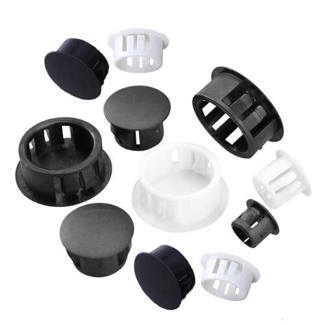 Hole Plugs Plastic Blanking End Caps Tube Pipe Inserts Plug Bung Black