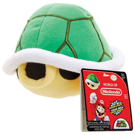 World Of Nintendo Super Mario Turtle Shell With Sound 8 Inch Plush