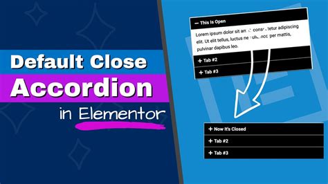 How To Set Elementor Accordion Widget Closed By Default YouTube