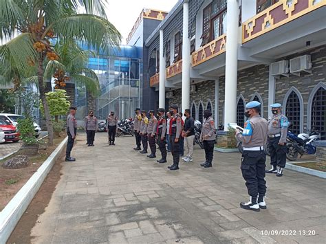 Polres Metro Gelar Pam Jalannya Pelantikan Kepengurusan Hmi Dan Kohati