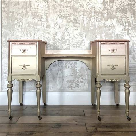 25 Metallic Painted Furniture Ideas - Salvaged Inspirations