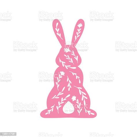 Happy Easter Vector Illustrations Of Bunnies Rabbits Icons Decorated