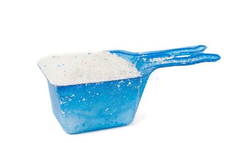 Washing Powder In A Measuring Cup Stock Image Image Of Domestic