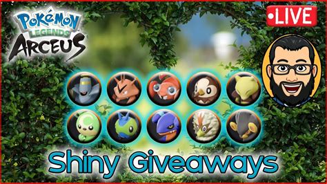 Shiny Alpha Hunting Giveaways Pokémon Legends Arceus YouTube