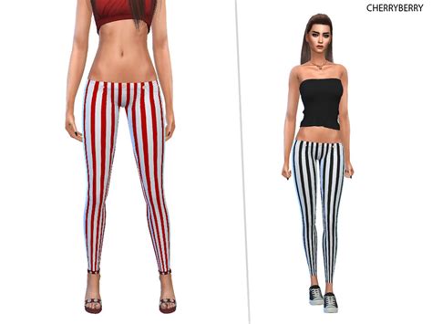 The Sims Resource Striped Pants