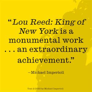 Lou Reed The King Of New York Hermes Will Amazon