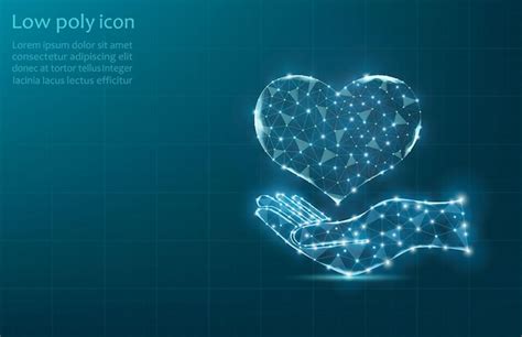 Premium Vector Heart Vector Icon Eart And Line Pulse Digital