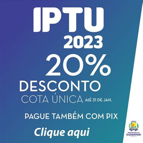 Prazo Para Pagamento Do IPTU 20 De Desconto Em Guarapari Termina