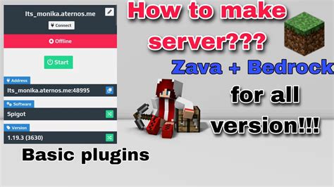 How To Make Minecraft Aternos Server With Some Basic Plugins Java