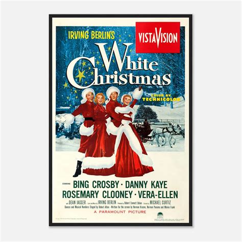 White Christmas (1954) Movie Poster, White Christmas Classic Vintage ...