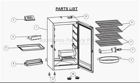 Masterbuilt 20070106 Bbq Parts