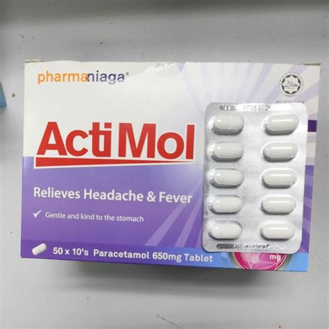 Actimol 650mg Paracetamol 650mg Panadol 650mg 10 S Pharmaniaga Actimol 650 Paracetamol 10 S