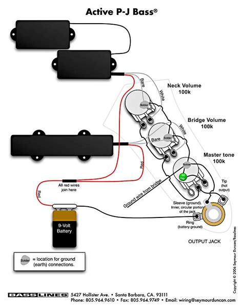 Active B Pickup Wiring Diagram