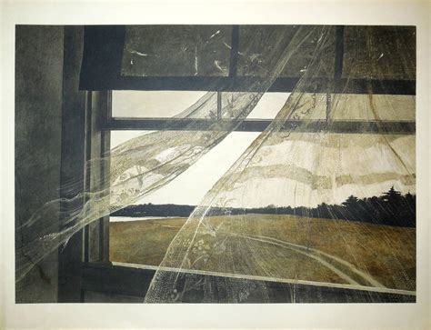 Andrew Wyeth Rare Wind From The Sea 1956 Collotype At 1stdibs