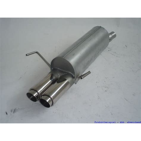 FMS Duplex Sportauspuff Aluminierter Stahl Opel Astra H GTC OPC 2 0 T