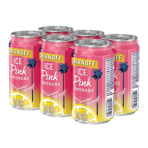 Smirnoff Ice Pink Lemonade 6 Cans Coolers Parkside Liquor Beer And Wine