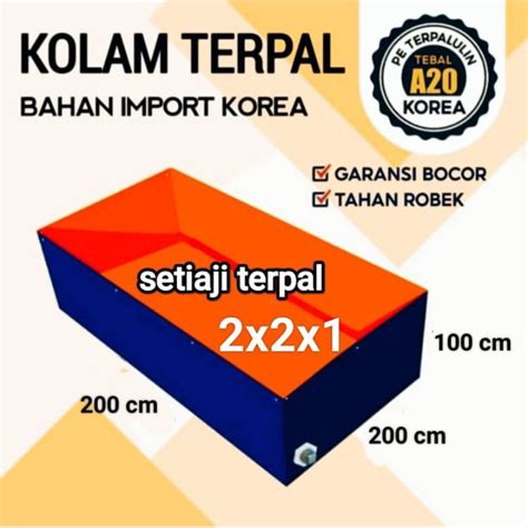 Jual Terpal Kolam Ikan Kolam Terpal A Korea X X X X Untuk