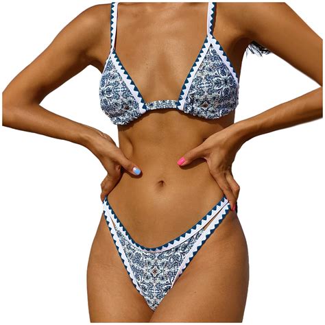 Zhaghmin Bikini Set Swimsuit Women Push Up Thong Brazilian Bathing