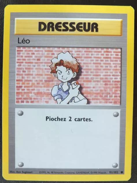 Carte Pok Mon Dresseur L O Base Fran Aise Neuve Eur