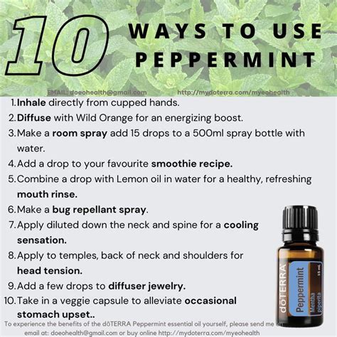 3 Ways I Use Peppermint Essential Oil Artofit