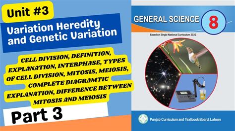 Class 8 New Science Book Chapter 3 Part 3 Heredity Variation Cell