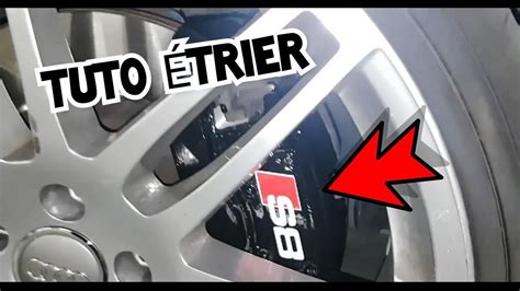 TUTO Comment peindre les étriers de frein stickers logo S8 by Le