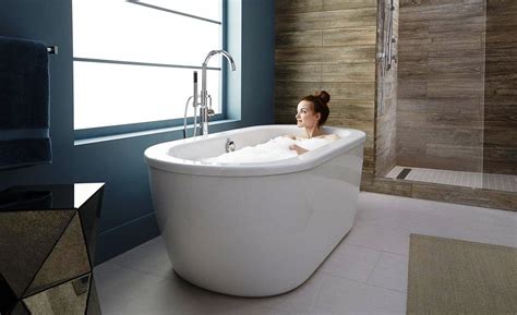 Freestanding Soaking Tub With Seat — Schmidt Gallery Design