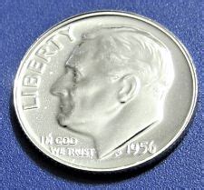 1956 Roosevelt Silver Dime Coin Value Prices Photos Info