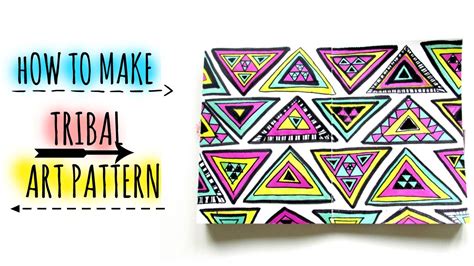 How To Draw Tribal Patterns