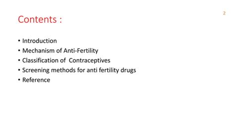 Preclinical Screening Of Anti Fertility Agents Ppt