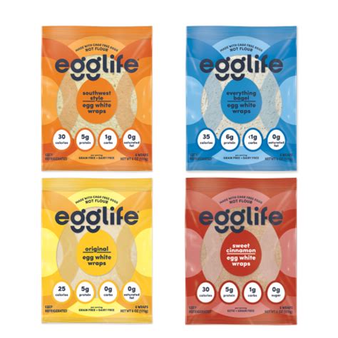 Egglife Wraps Made With Egg Whites Not Flour