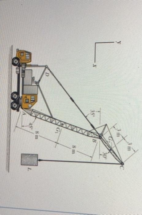 Solved The Crane Lifts The Kg Load L The Primary Boom Chegg